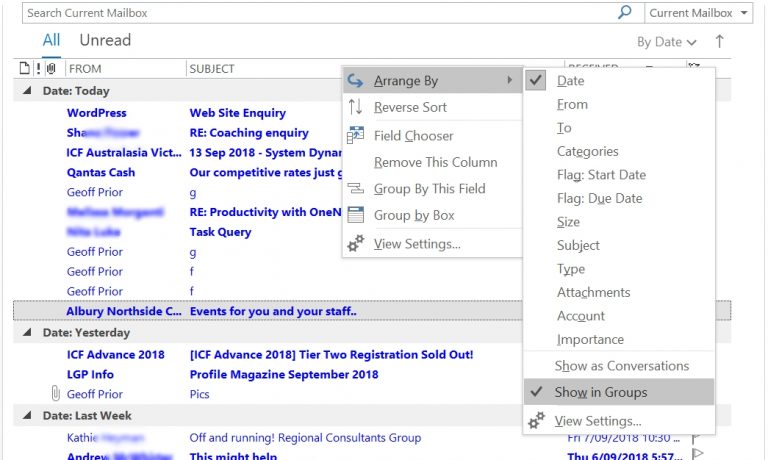 how-to-group-emails-in-microsoft-outlook-by-date-received