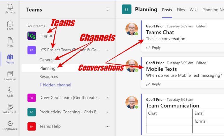 how to start a conversation in microsoft teams